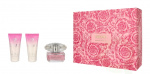 Versace Bright Crystal Giftset 150 ml Edt Spray 50ml/Shower Gel 50ml/Body Lotion 50ml