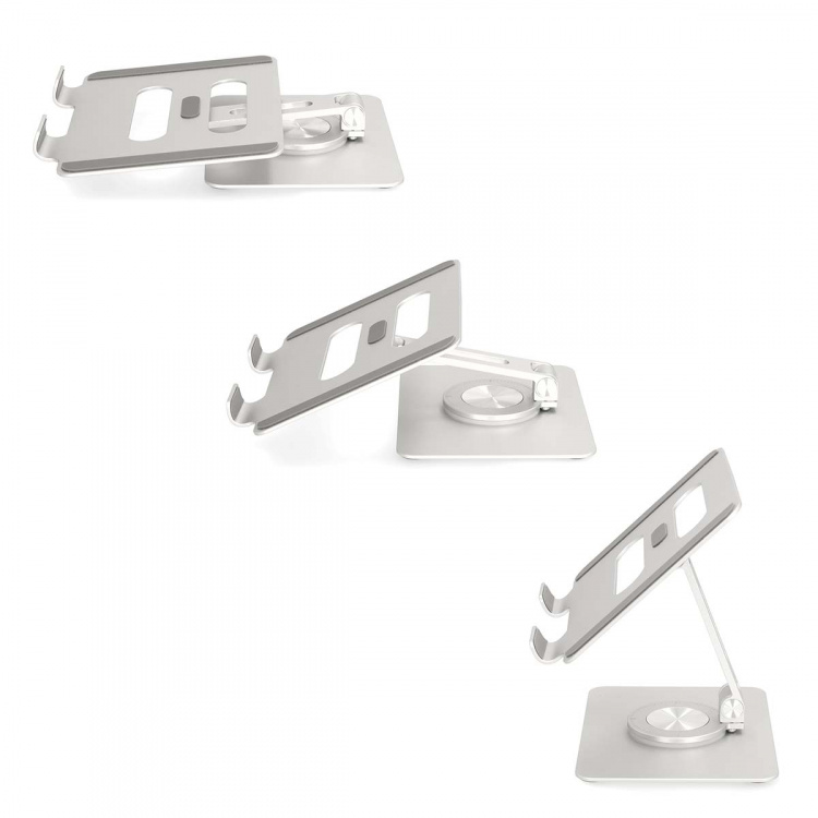 Nedis Tablet Stativ | Ställ | Fullständigt justerbar | Silver