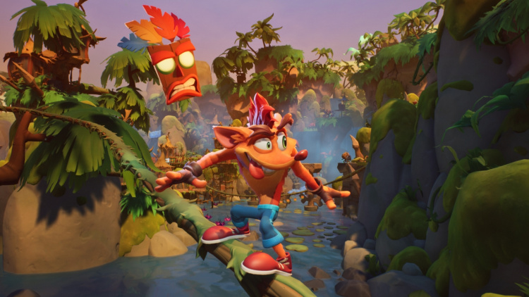 Activision Crash Bandicoot 4: It\'s About Time spel, PS4 Activision Crash Bandicoot 4: It\'s About Time spel, PS4
