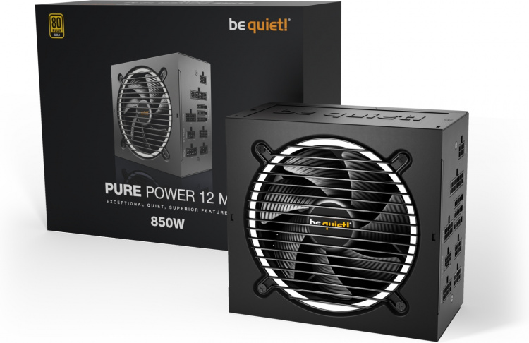 Be Quiet! Pure Power 12 M ATX-strömförsörjning, 850 W Be Quiet! Pure Power 12 M ATX-strömförsörjning, 850 W