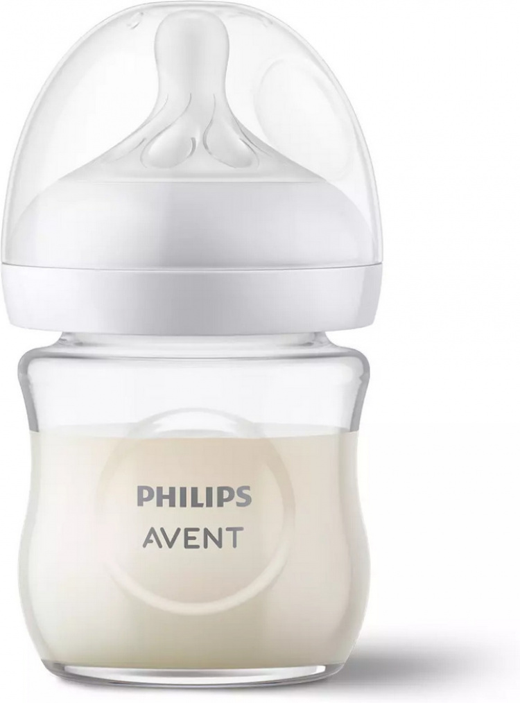 Philips Avent SCY930/01 Natural Response nappflaska i glas, 120 ml
