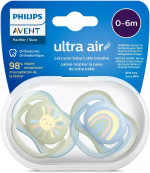 Philips Avent SCF085/58 Ultra Air nappar 0-6 månader, 2 st, sol Philips Avent SCF085/58 Ultra Air nappar 0-6 månader, 2 st, sol