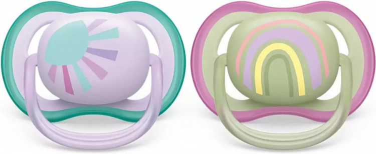 Philips Avent SCF085/59 Ultra Air nappar 0-6 månader, 2 st, regnbåge