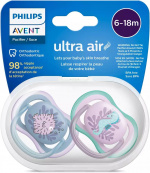 Philips Avent SCF085/61 Ultra Air nappar 6-18 månader, 2 st, sjöhäst Philips Avent SCF085/61 Ultra Air nappar 6-18 månader, 2 st, sjöhäst