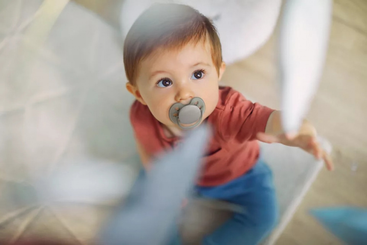 Philips Avent SCF091/17 Ultra Soft napp, 6-18 månader, 2 delar, blå