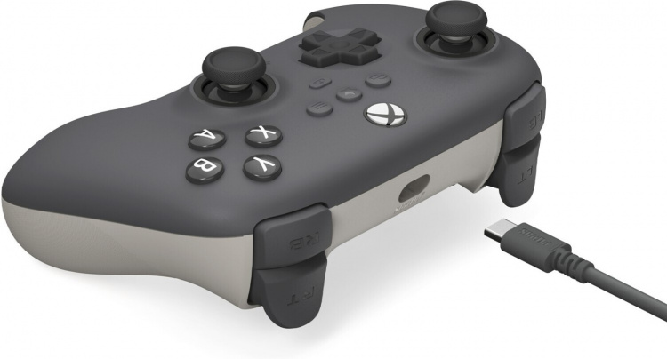 8Bitdo Ultimate C Wired trådbunden spelkontroll, mörkgrå, Xbox