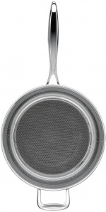 Heirol Pro Steelsafe wok, rostfritt stål + non-stick beläggning, 28 cm