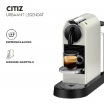 DeLonghi Nespresso Citiz kapselkaffebryggare, vit DeLonghi Nespresso Citiz kapselkaffebryggare, vit