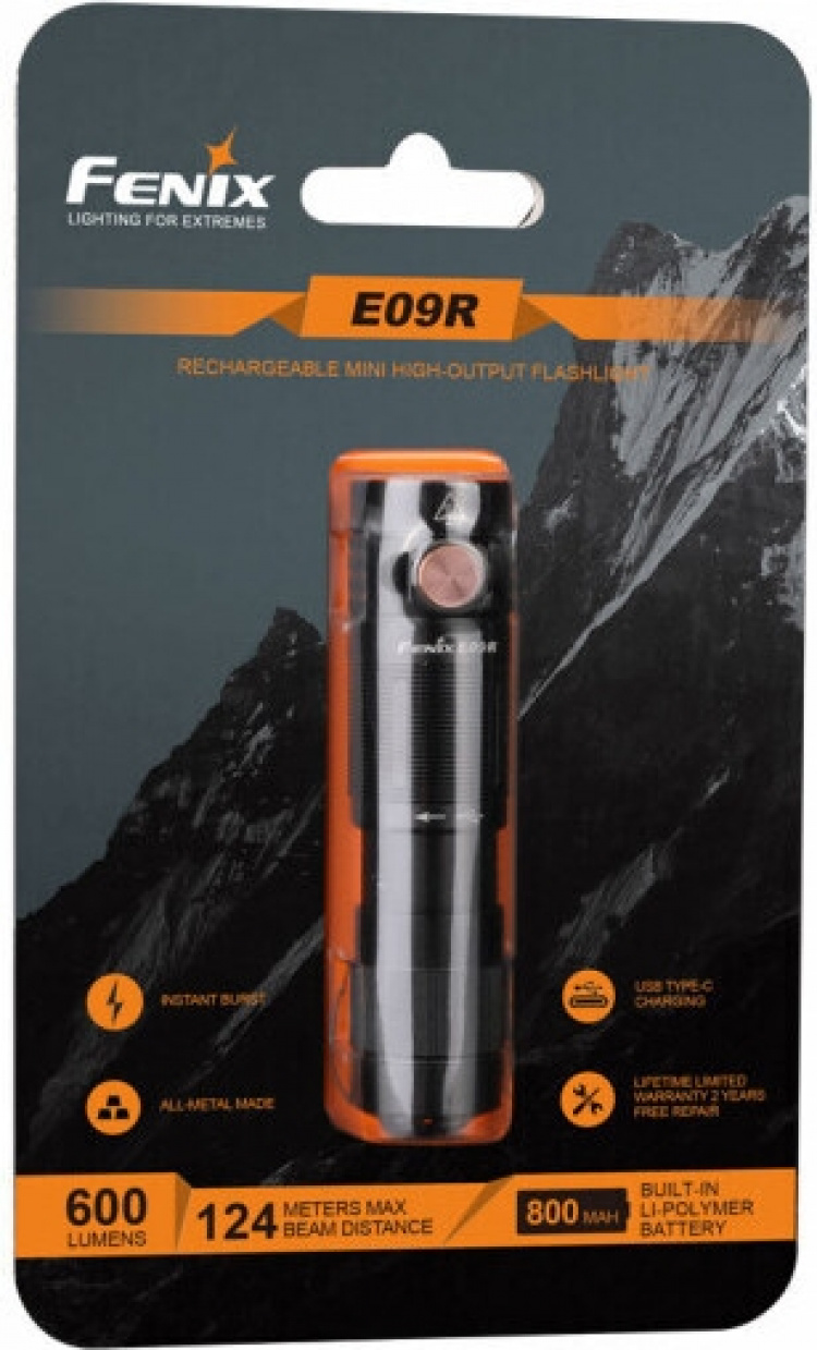 Fenix E09R Ficklampa