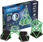 Geomag Glow Recycled magnetisk byggsats, 60 delar