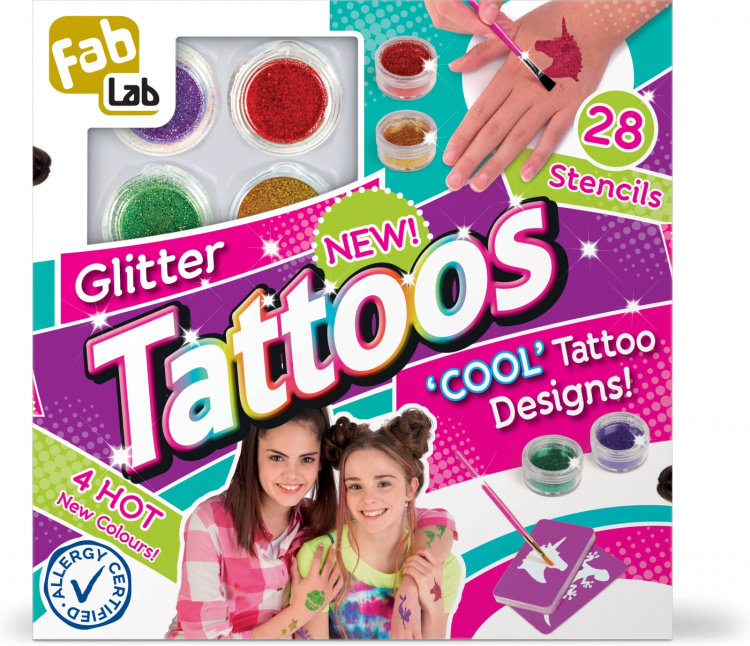 FabLab Glitter Tattoos tatueringsset