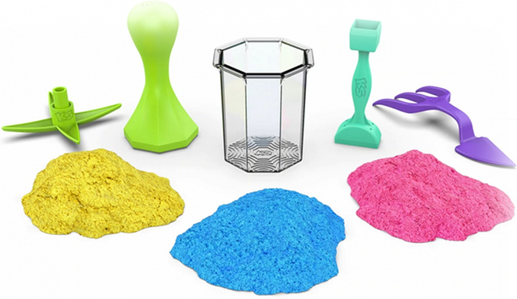 Kinetic Sand Squish N\' Create Set med magisk sand Kinetic Sand Squish N\' Create Set med magisk sand