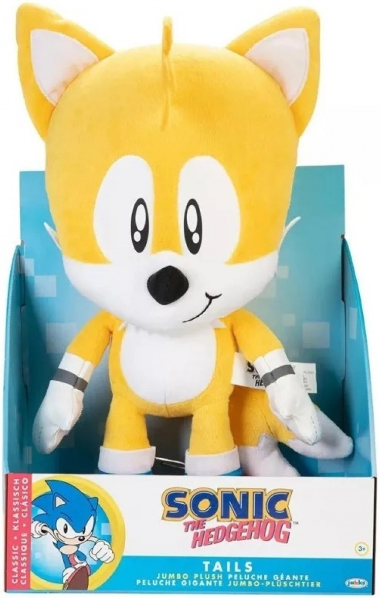 JAKKS Pacific Sega Sonic Jumbo Tails mjukisdjur, 50 cm JAKKS Pacific Sega Sonic Jumbo Tails mjukisdjur, 50 cm