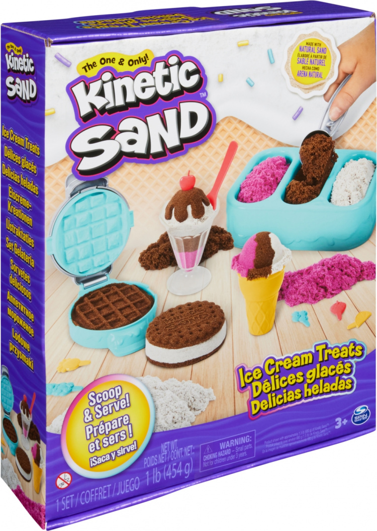 Kinetic Sand lekset för glassgodis