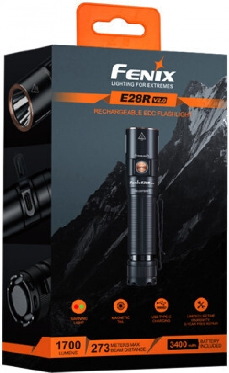 Fenix E28R V2.0 Ficklampa, 1700 lm