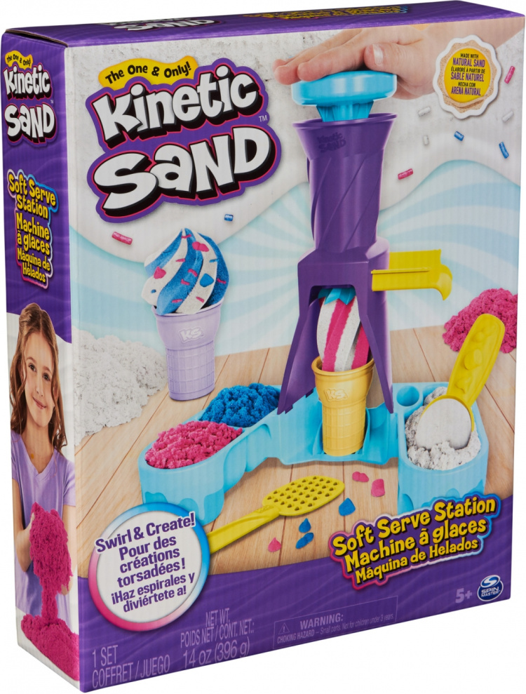 Kinetic Sand Soft Serve Station - lekset för glass