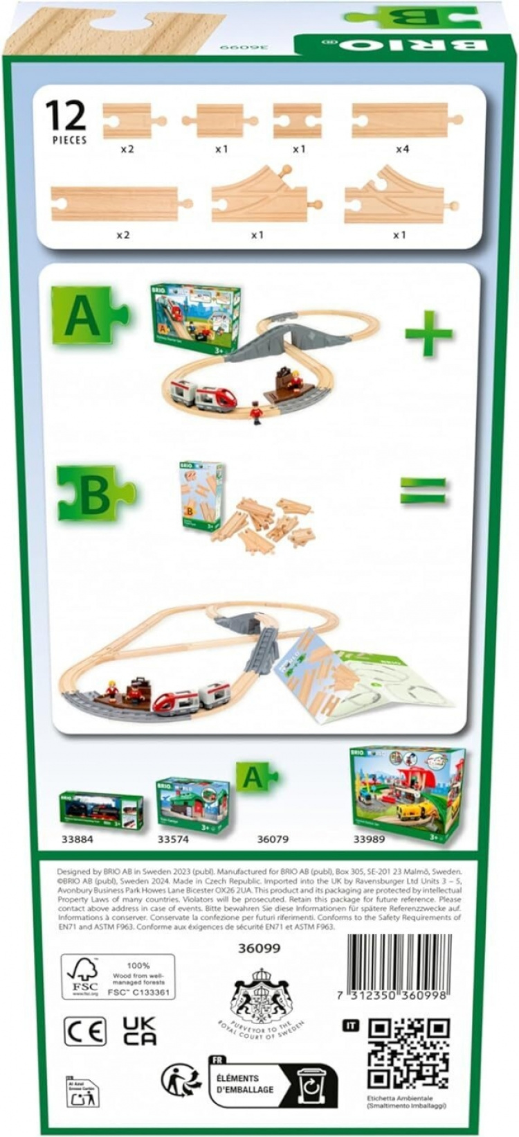 BRIO 36099 - Startsats för spår 2.0