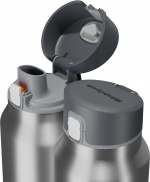 HidrateSpark PRO Chug Vattenflaska, 0,95 L, silver