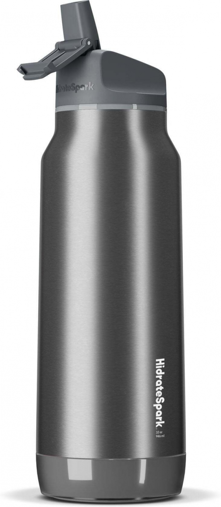 HidrateSpark PRO Vattenflaska, 0,95 L, silver