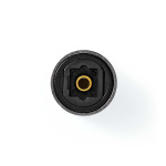 Nedis TosLink Adapter | TosLink Hona | TosLink Hona | Rak | Metall | Grått Med Metall | 1 st. | Låda