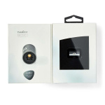 Nedis TosLink Adapter | TosLink Hona | TosLink Hona | Rak | Metall | Grått Med Metall | 1 st. | Låda