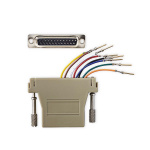 Nedis Serial adapter | Adapter | D-SUB 25-Pin Hona | RJ45 Hona | Nickelplaterad | ABS | Elfenben | Låda