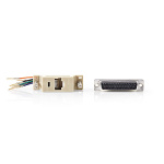 Nedis Serial adapter | Adapter | D-SUB 25-Pin Hona | RJ45 Hona | Nickelplaterad | ABS | Elfenben | Låda
