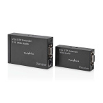 Nedis VGA extender | VGA / ljud | Avtånd upp till: 300 m | Cat5e / Cat6 | 1920x1200 | Euro / Typ C (CEE 7/16)