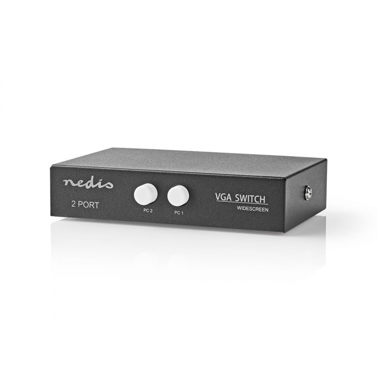 Nedis VGA switch | 2-Port port(s) | Maximal upplösning: 2560x1600 | 500 mHz
