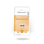 Nedis Telenätet Splitter | RJ45 Hona | 2x RJ45 Female | Guldplaterad | Elfenben | PVC | Låda