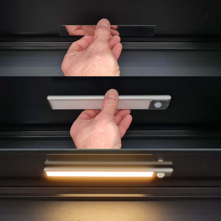 Nedis LED-list | 110 lm | Uppladdningsbara | 1100 mAh | Rörelsesensor | 10 timmar | 5 V DC