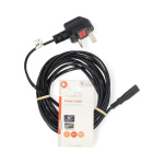 Nedis UK-strömkabel | UK Hane | IEC-320-C7 | 5.00 m | Ja | 2 x 0.75 mm² | Koppar | Rund | Nickelplaterad | UK | PVC | Nätkontakt: UK / Typ G | 250 V AC | 3 A | Svart Nedis UK-strömkabel | UK Hane | IEC-320-C7 | 5.00 m | Ja | 2 x 0.75 mm² | Koppar | Rund | Nickelplaterad | UK | PVC | Nätkontakt: UK / Typ G | 250 V AC | 3 A | Svart