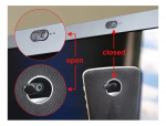 DeLOCK Webcam Cover for Laptop, Tablet and Smartphone 3 pack