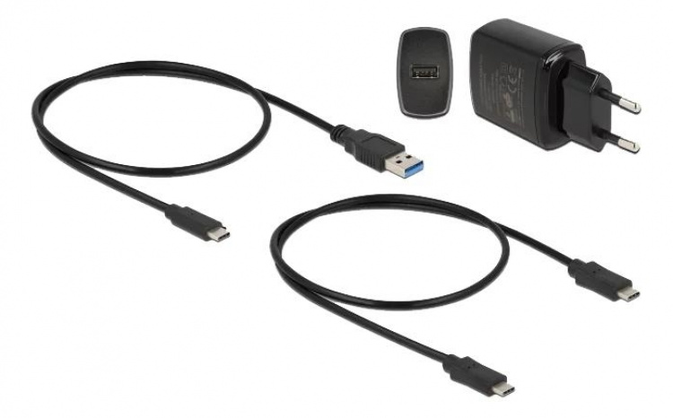DeLOCK M.2 Docking Station for 2 x M.2 SATA SSD with Clone function