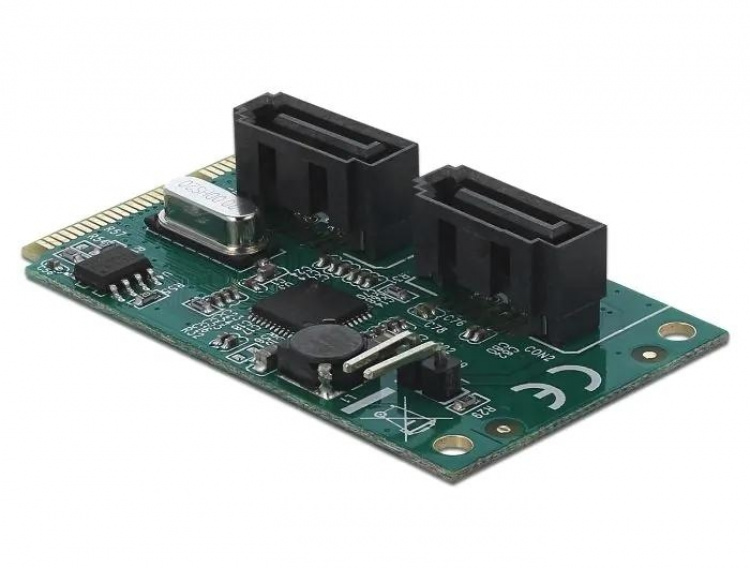 DeLOCK Mini PCIe-omvandlare till 2 x SATA med RAID DeLOCK Mini PCIe-omvandlare till 2 x SATA med RAID