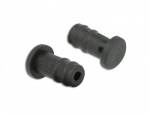 DeLOCK Dust Cover for 3.5 mm stereo jack female 10 pieces black