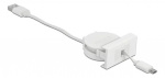 DeLOCK Easy 45 Module USB 2.0 Cable TypeA>EASYUSB MicroB white