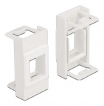 DeLOCK Easy 45 Module Keystone Holder 22.5 x 45 mm, white