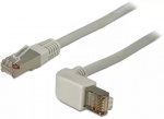 DeLOCK Cat.6A SSTP-Cable, angled - straight contact, 1 m