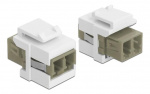 DeLOCK Keystone Module LC Duplex female to LC Duplex female
