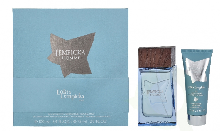 Lolita Lempicka Homme Giftset 175 ml Edt Spray 100ml/After Shave Gel 75ml