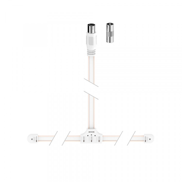 Hama FM Antenna + Coax Adapter 1.5m