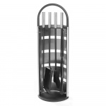 Mustang Eldstadsset 4-delat Rostfritt