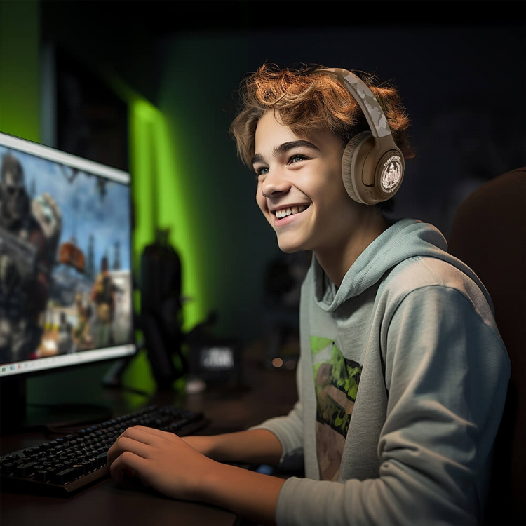 CALL OF DUTY Hörlur Over-Ear Trådlös Led Camo COD CALL OF DUTY Hörlur Over-Ear Trådlös Led Camo COD