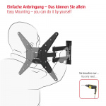 Hama TV Väggfäste Full Motion VESA upp till 400x400 65 Hama TV Väggfäste Full Motion VESA upp till 400x400 65