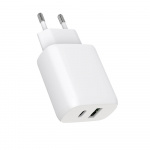 Gear Laddare 220V 1xUSB-C + 1xUSB-A PD/PPS 30W + 18W QC Vit Gear Laddare 220V 1xUSB-C + 1xUSB-A PD/PPS 30W + 18W QC Vit
