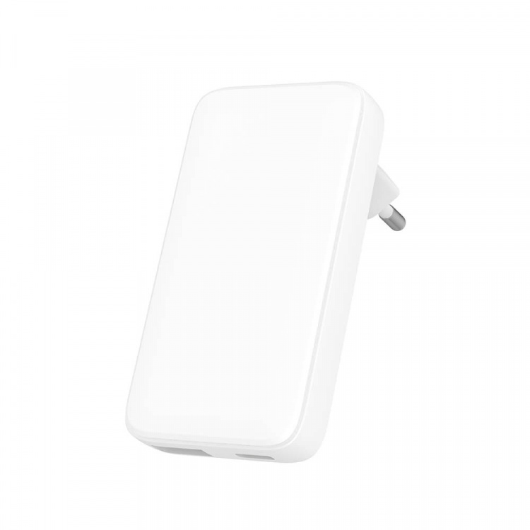 Gear Laddare 220V 1xUSB-C+1xUSB-A PD/PPS 36W+QC 18W GaN Vit Gear Laddare 220V 1xUSB-C+1xUSB-A PD/PPS 36W+QC 18W GaN Vit