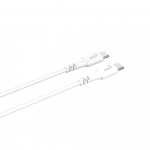 Gear Laddare 220V 1xUSB-C Vit PD/PPS 30W + Kabel USB-C till USB-C Gear Laddare 220V 1xUSB-C Vit PD/PPS 30W + Kabel USB-C till USB-C