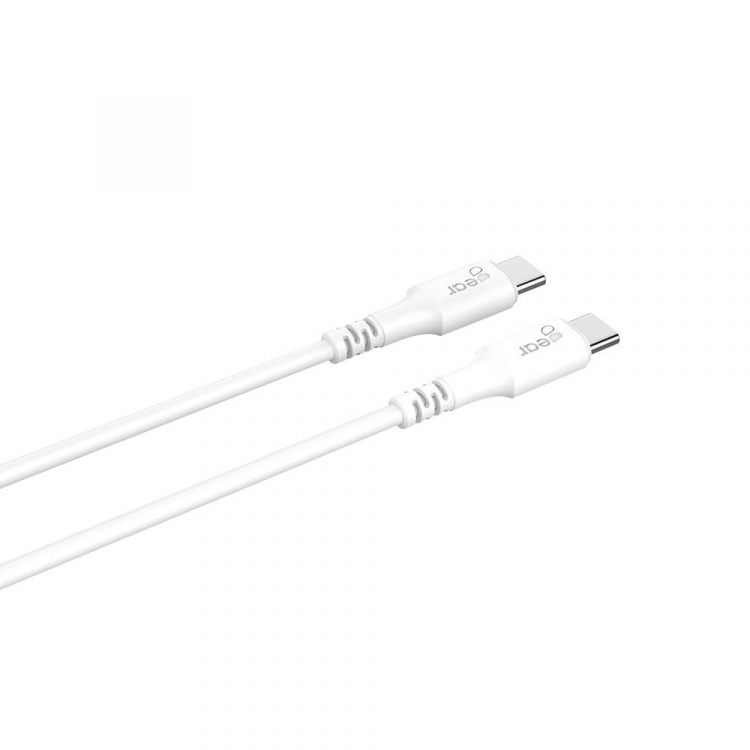 Gear Laddare 220V 1xUSB-C Vit PD/PPS 30W + Kabel USB-C till USB-C Gear Laddare 220V 1xUSB-C Vit PD/PPS 30W + Kabel USB-C till USB-C