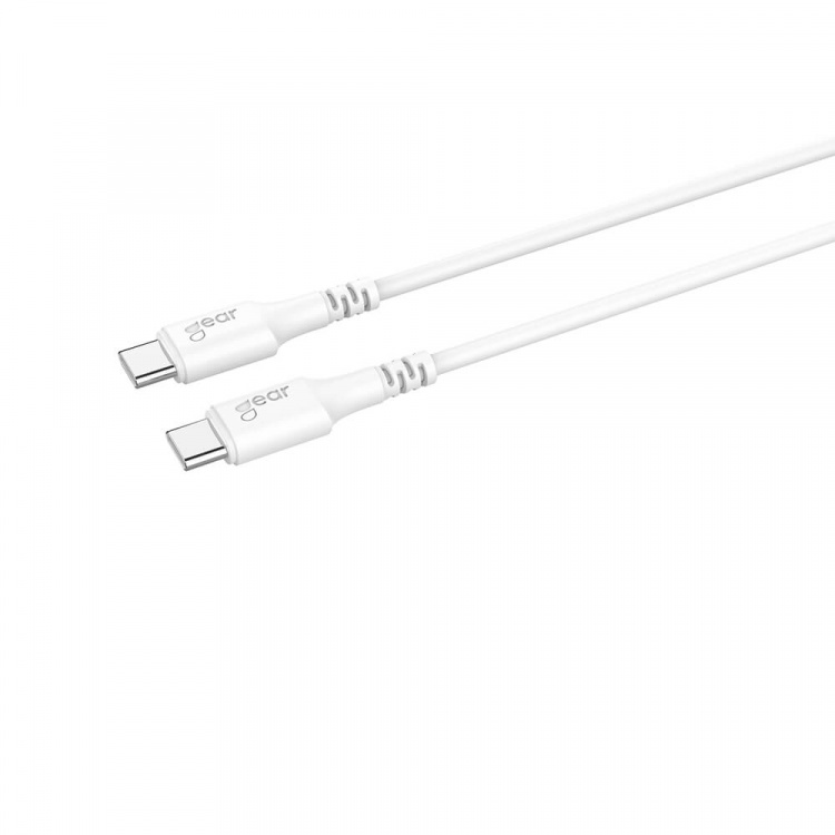 Gear Laddare 220V 1xUSB-C Vit PD/PPS 30W + Kabel USB-C till USB-C Gear Laddare 220V 1xUSB-C Vit PD/PPS 30W + Kabel USB-C till USB-C
